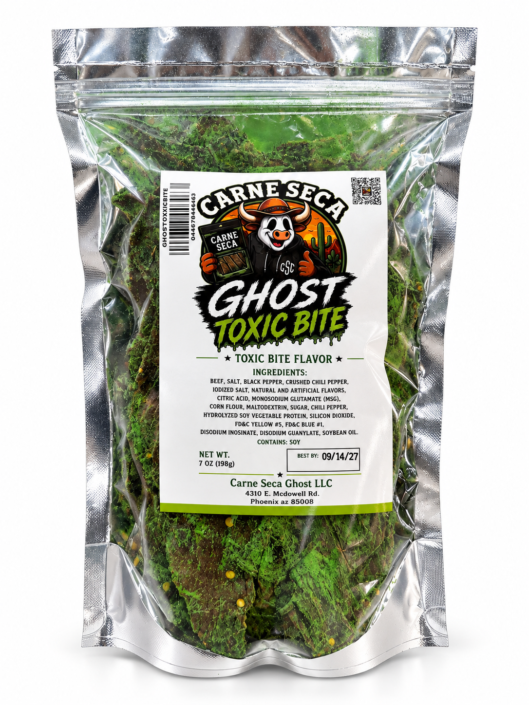 Carne Seca Ghost “Toxic Bite” flavor