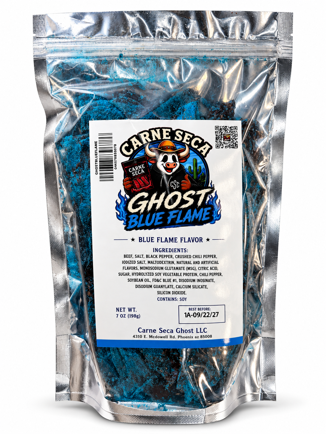 Carne Seca Ghost “Blue Flame” flavor